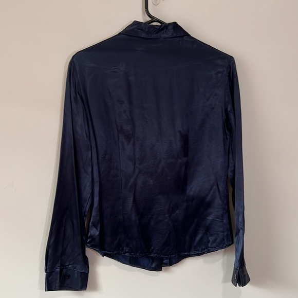 Odds & Evens button down shirt - blue - size large - Picture 2 of 7